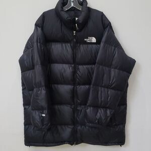 The North Face Jacket Mens 2XL XXL Retro Nuptse 700 Down Puffer Black Parka